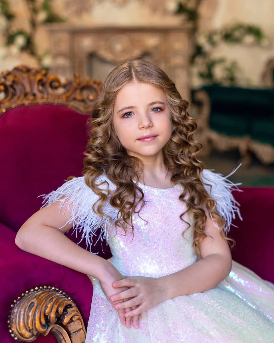 Birthday Sash Glitter - Vestido de niña de flores con