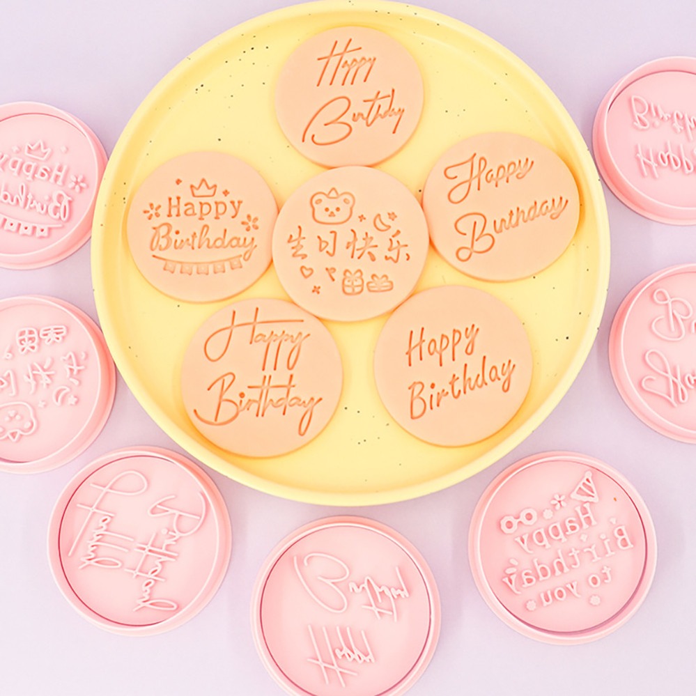 Event Supplies - Cortadores de Galletas de Feliz Cumpleaños,