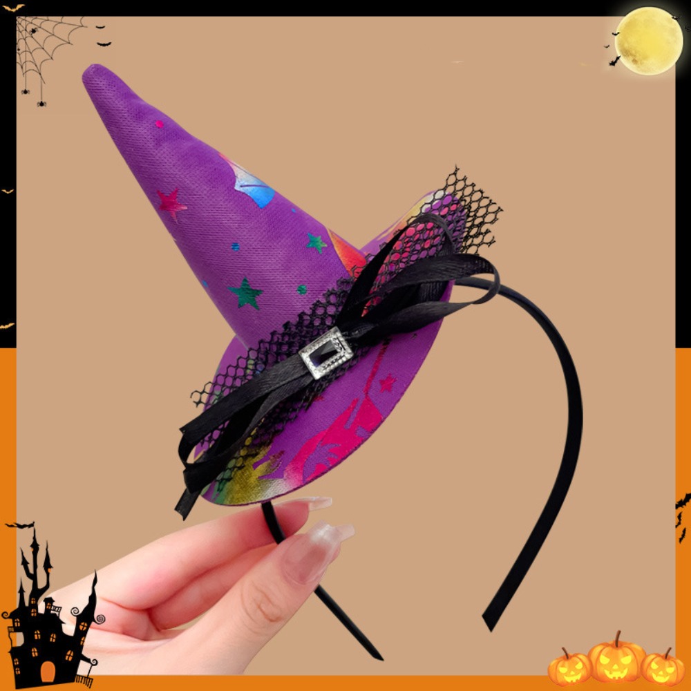 Party Hat Cone - Diadema de Halloween con diseño de