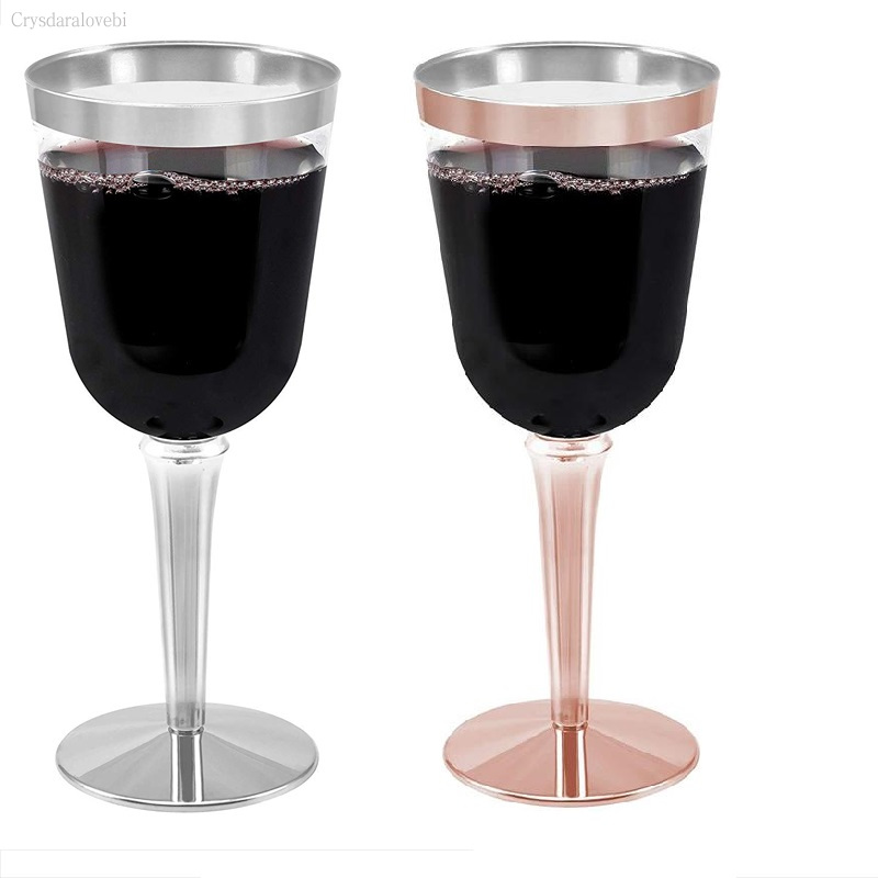 Plastic Cup 50Pcs - Copas de vino de plástico duro
