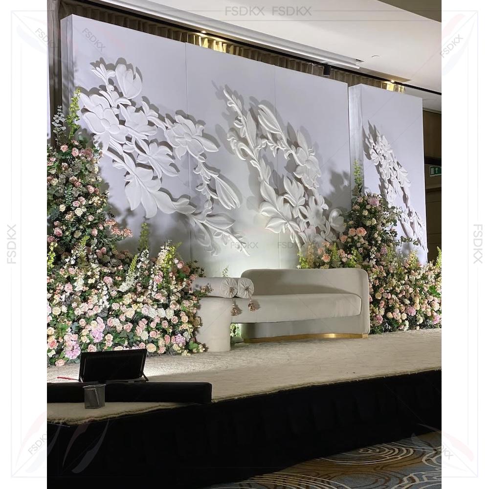 Party Event Supplier - Arco de Boda Blanco con Fondo