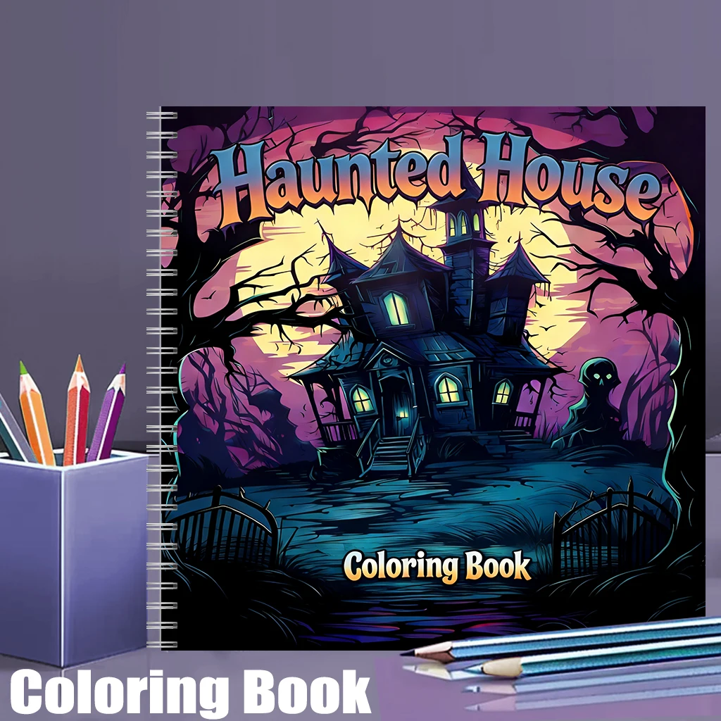 Event Supplies - Libro de Colorear de Casas Encantadas