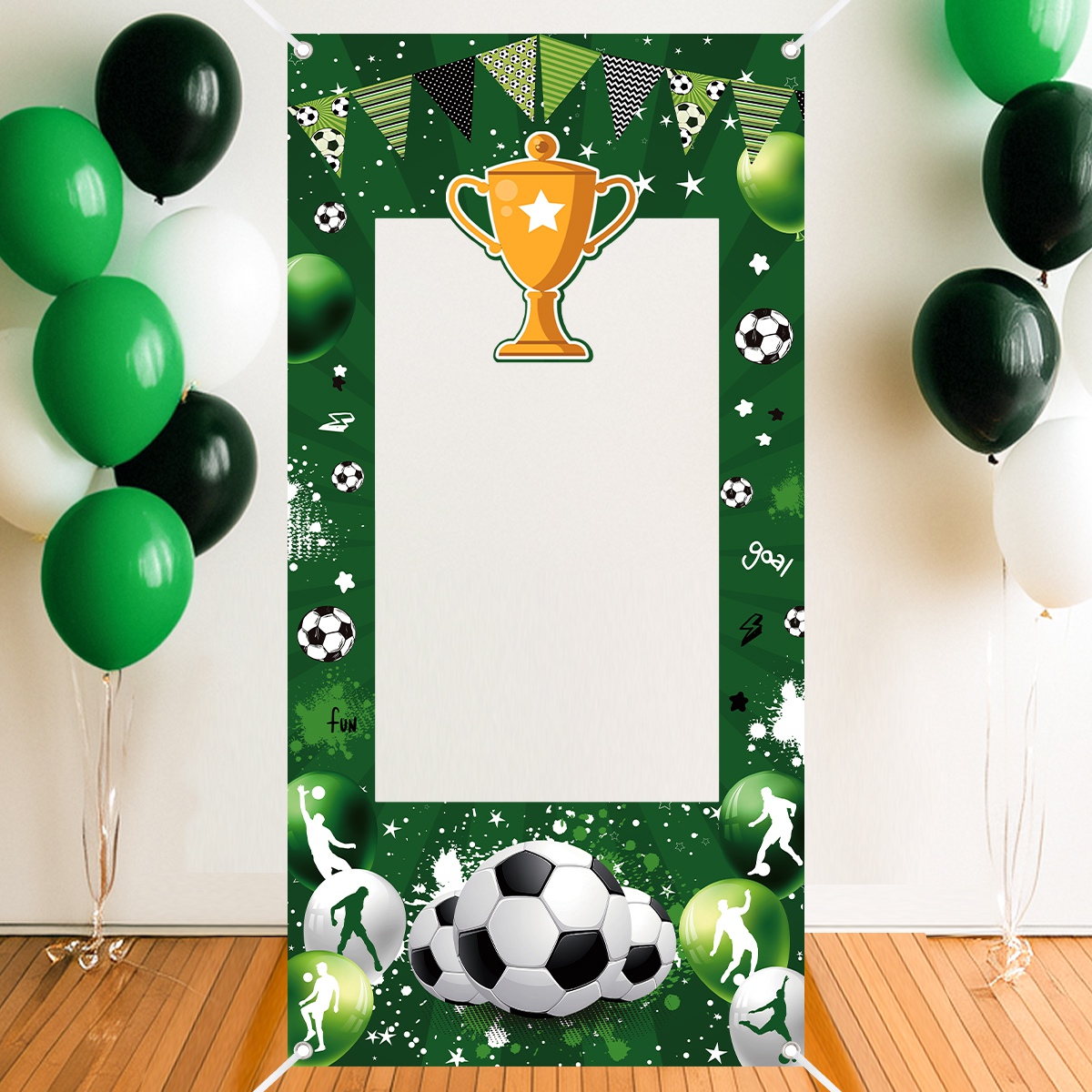 Photo Booth Frame - Marco decorativo para fotomatón de fútbol