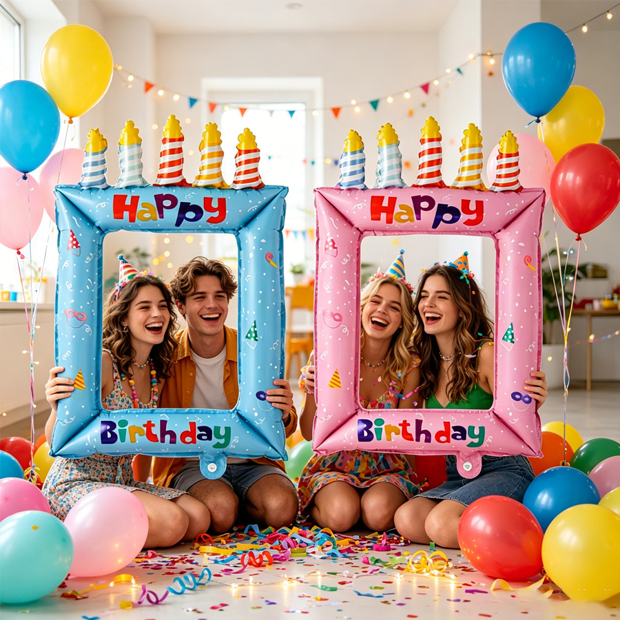 Photo Booth Frame - Marco de Fotos con Globos Temáticos