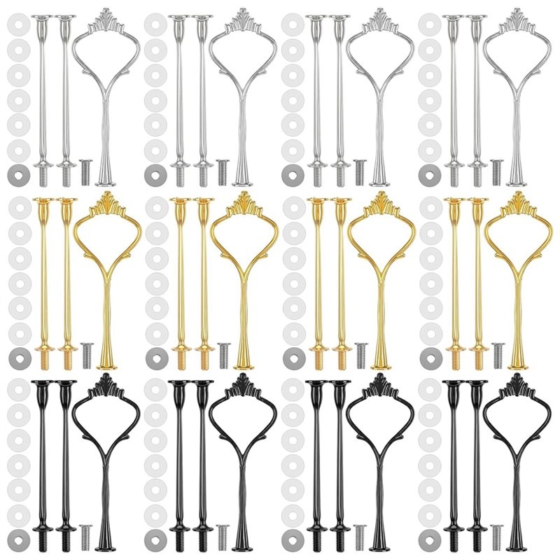 Cupcake Stand Tier - Kit de Herrajes ABVC, 12 Conjuntos,
