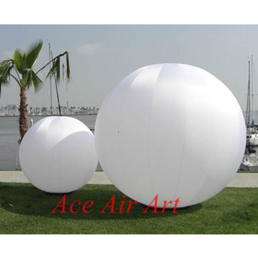 Bola Redonda Blanca Inflable,  - Party Event Supplier reseña y precio