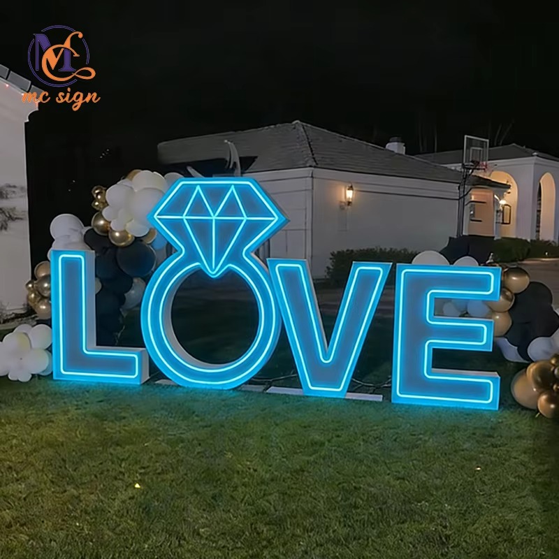 Letrero LED Independiente de 4 - Event Party Supply Rental reseña y precio