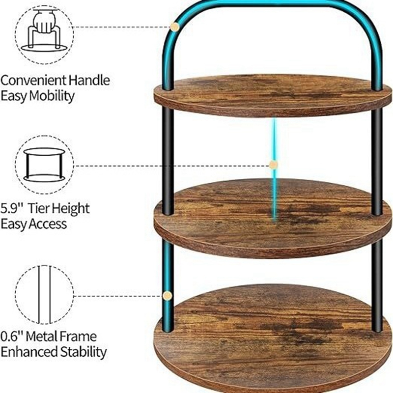 ABLN - Soporte de madera para  - Cupcake Stand Tier reseña y precio