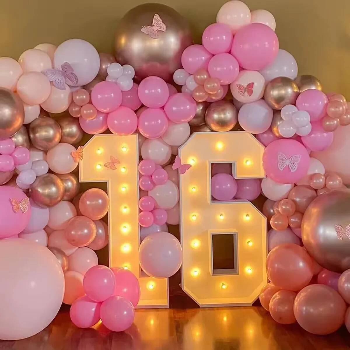 Número Gigante con Luces LED p - Led Balloon Light reseña y precio