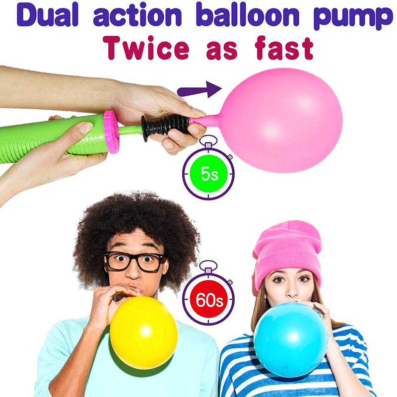Bomba de globo de doble acción - Balloon Pump Hand reseña y precio