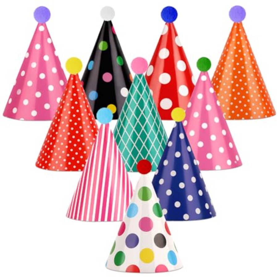 10 Mini Sombreros de Fiesta Co - Party Hat Cone reseña y precio