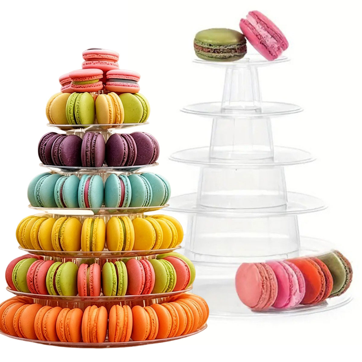 1 unidad de soporte redondo de - Cupcake Stand Tier reseña y precio