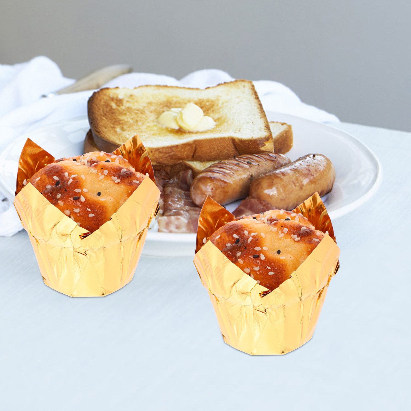 50 Moldes de Papel para Muffin - Plastic Cup 50Pcs reseña y precio