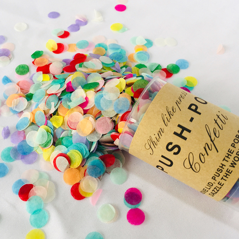 Confeti de papel Multicolor pa - Confetti Cannon Tube reseña y precio