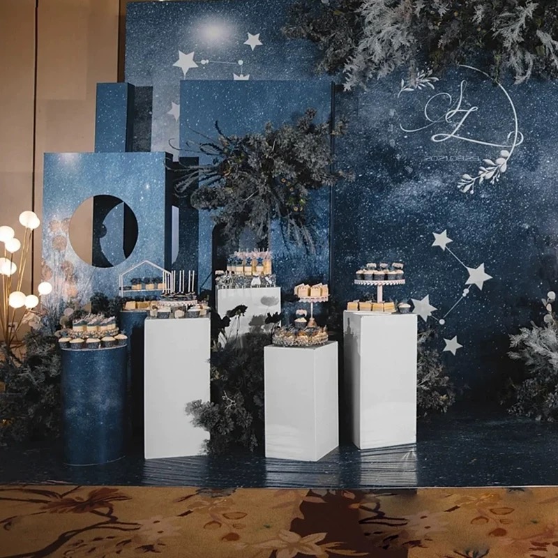 Jarrón de flores blanco en for - Dessert Table Backdrop reseña y precio