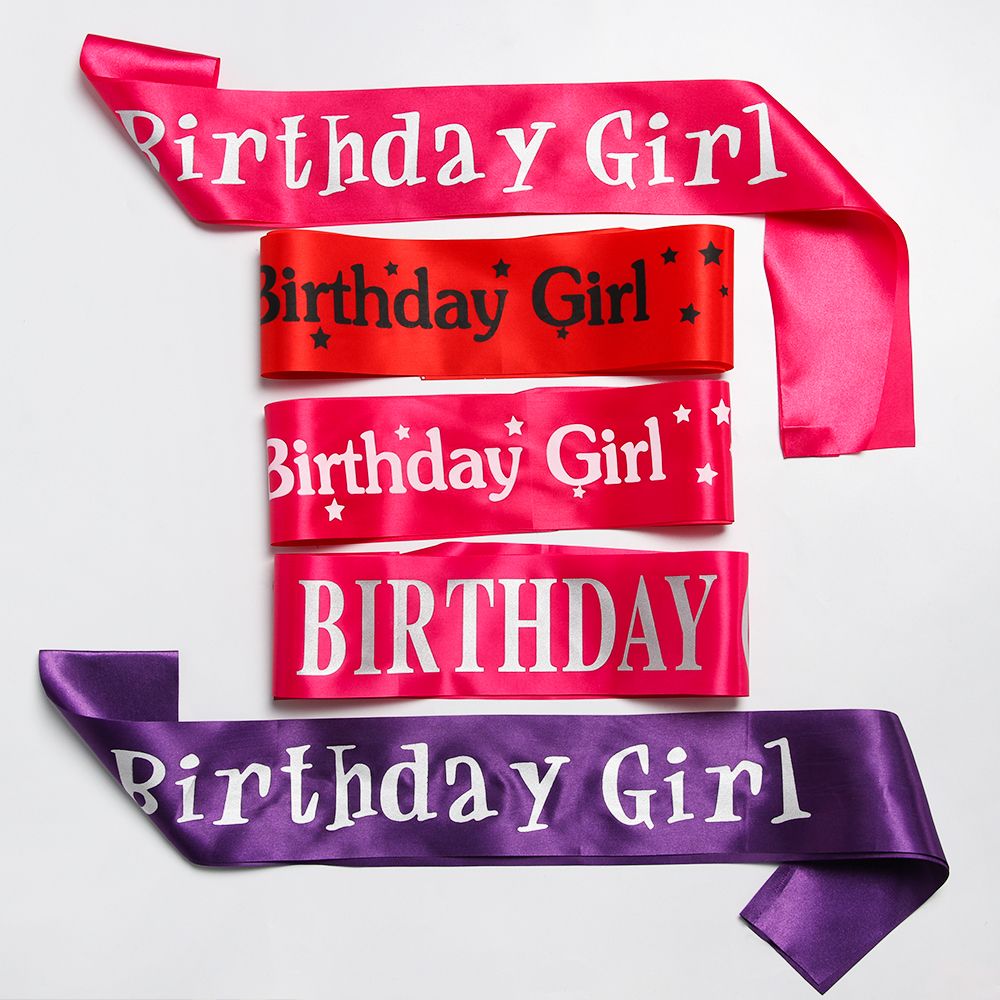 Cintas de satén con purpurina  - Birthday Sash Glitter reseña y precio
