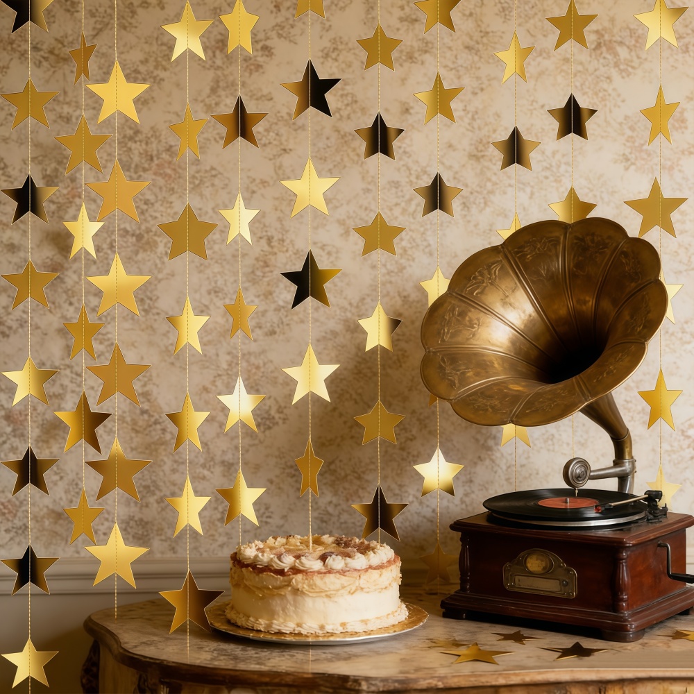 Guirnalda de estrellas de cinc - Party Banner Gold reseña y precio