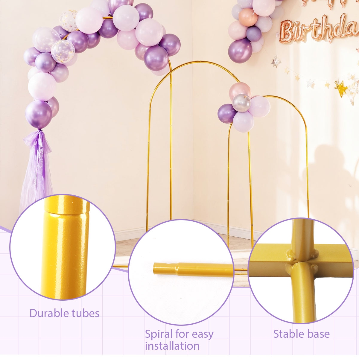 Paquete de 3 kits de arco de m - Balloon Arch Kit reseña y precio